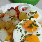 Desayuno con Huevo y Cebolla