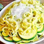 Receta de Espaguetis con Calabacín, Patatas y Coliflor